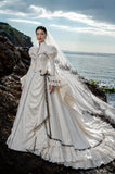 Load image into Gallery viewer, Ivory Refined Bridal Gown with Ceremony Style, Wedding Dress for Bridal Portraits