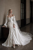 Load image into Gallery viewer, Ivory Classic Bridal Gown with Ceremony Style, Wedding Dress for Bridal Portraits