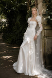 Load image into Gallery viewer, Ivory Romantic Bridal Gown with Formal Bridal Look, Wedding Dress for Wedding Reception