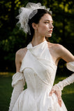 Load image into Gallery viewer, Ivory Romantic Bridal Gown with Ceremony Style, Wedding Dress for Wedding Reception