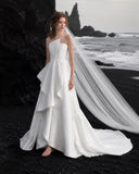 Load image into Gallery viewer, Ivory Refined Bridal Gown with Ceremony Style, Wedding Dress for Wedding Reception