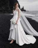 Load image into Gallery viewer, Ivory Refined Bridal Gown with Ceremony Style, Wedding Dress for Wedding Reception
