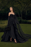 Load image into Gallery viewer, Black Statement Bridal Gown with Ceremony Style, Wedding Dress for Garden Wedding