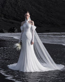 Load image into Gallery viewer, Ivory Classic Bridal Gown with Ceremony Style, Wedding Dress for Elegant Celebration