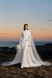 Load image into Gallery viewer, Ivory Classic Bridal Gown with Full-Length Silhouette, Wedding Dress for Formal Ceremony