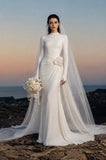 Load image into Gallery viewer, Ivory Classic Bridal Gown with Full-Length Silhouette, Wedding Dress for Formal Ceremony