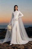 Load image into Gallery viewer, Ivory Classic Bridal Gown with Full-Length Silhouette, Wedding Dress for Formal Ceremony