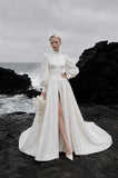 Load image into Gallery viewer, Ivory Elegant Bridal Gown with Formal Bridal Look, Wedding Dress for Formal Ceremony