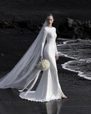 Load image into Gallery viewer, Ivory Statement Bridal Gown with Formal Bridal Look, Wedding Dress for Formal Ceremony