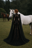 Load image into Gallery viewer, Ilona Boho Wedding Dress, Ethereal Bridal Gown for Outdoor Ceremony image 1