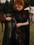 Load image into Gallery viewer, Ilona Boho Wedding Dress, Ethereal Bridal Gown for Outdoor Ceremony image 4
