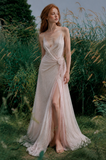Load image into Gallery viewer, Ivana Boho Wedding Dress, Ethereal Bridal Gown for Outdoor Ceremony image 1