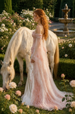 Load image into Gallery viewer, Juliette Long Sleeve Wedding Dress, Modest Bridal Gown with Elegant Train image 1
