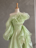 Load image into Gallery viewer, Karina Boho Wedding Dress, Ethereal Bridal Gown for Outdoor Ceremony image 2