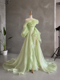 Load image into Gallery viewer, Karina Boho Wedding Dress, Ethereal Bridal Gown for Outdoor Ceremony image 5