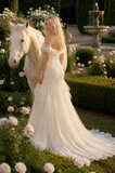 Load image into Gallery viewer, Katerina Boho Wedding Dress, Ethereal Bridal Gown for Outdoor Ceremony image 2