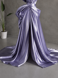 Load image into Gallery viewer, Lavinia Cape Wedding Dress, Statement Bridal Gown with Dramatic Draped Detail image 2