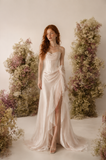 Load image into Gallery viewer, Liora Romantic Lace Wedding Dress, Elegant A-Line Bridal Gown with Soft Train image 5