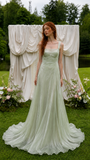 Load image into Gallery viewer, Margot Off Shoulder Wedding Dress, Modern Corset Bridal Gown with Sculpted Fit image 6