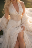 Load image into Gallery viewer, Nadia Romantic Lace Wedding Dress, Elegant A-Line Bridal Gown with Soft Train image 4