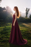 Load image into Gallery viewer, Nerissa Long Sleeve Wedding Dress, Modest Bridal Gown with Elegant Train image 3