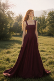 Load image into Gallery viewer, Nerissa Long Sleeve Wedding Dress, Modest Bridal Gown with Elegant Train image 6