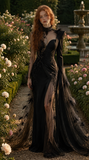 Load image into Gallery viewer, Nicolette Long Sleeve Wedding Dress, Modest Bridal Gown with Elegant Train image 1