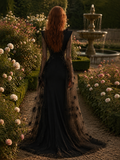 Load image into Gallery viewer, Nicolette Long Sleeve Wedding Dress, Modest Bridal Gown with Elegant Train image 2