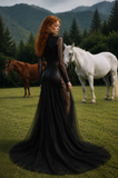 Load image into Gallery viewer, Octavia Boho Wedding Dress, Ethereal Bridal Gown for Outdoor Ceremony image 2
