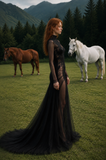 Load image into Gallery viewer, Octavia Boho Wedding Dress, Ethereal Bridal Gown for Outdoor Ceremony image 3