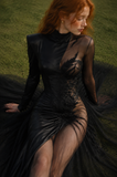 Load image into Gallery viewer, Octavia Boho Wedding Dress, Ethereal Bridal Gown for Outdoor Ceremony image 5
