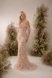 Load image into Gallery viewer, Olivia Off Shoulder Wedding Dress, Modern Corset Bridal Gown with Sculpted Fit image 3