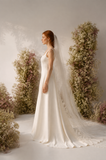 Load image into Gallery viewer, Oriana Boho Wedding Dress, Ethereal Bridal Gown for Outdoor Ceremony image 3