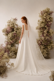 Load image into Gallery viewer, Oriana Boho Wedding Dress, Ethereal Bridal Gown for Outdoor Ceremony image 5