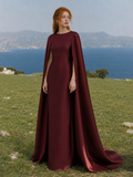 Load image into Gallery viewer, Primrose Cape Wedding Dress, Statement Bridal Gown with Dramatic Draped Detail image 4