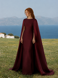 Load image into Gallery viewer, Primrose Cape Wedding Dress, Statement Bridal Gown with Dramatic Draped Detail image 5