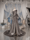 Load image into Gallery viewer, Primrose Long Sleeve Wedding Dress, Modest Bridal Gown with Elegant Train image 3