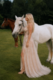 Load image into Gallery viewer, Rafaela Cape Wedding Dress, Statement Bridal Gown with Dramatic Draped Detail image 2