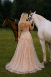 Load image into Gallery viewer, Rafaela Cape Wedding Dress, Statement Bridal Gown with Dramatic Draped Detail image 3