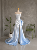 Load image into Gallery viewer, Sabrina Cape Wedding Dress, Statement Bridal Gown with Dramatic Draped Detail image 3