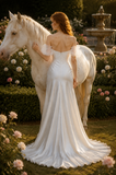 Load image into Gallery viewer, Seraphina Boho Wedding Dress, Ethereal Bridal Gown for Outdoor Ceremony image 2