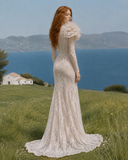 Load image into Gallery viewer, Tallulah Off Shoulder Wedding Dress, Modern Corset Bridal Gown with Sculpted Fit image 2