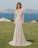 Load image into Gallery viewer, Tallulah Off Shoulder Wedding Dress, Modern Corset Bridal Gown with Sculpted Fit image 4