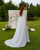 Load image into Gallery viewer, Tatiana Off Shoulder Wedding Dress, Modern Corset Bridal Gown with Sculpted Fit image 1