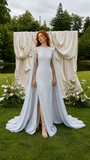 Load image into Gallery viewer, Tatiana Off Shoulder Wedding Dress, Modern Corset Bridal Gown with Sculpted Fit image 3