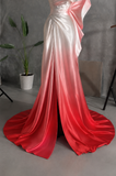 Load image into Gallery viewer, Thea Cape Wedding Dress, Statement Bridal Gown with Dramatic Draped Detail image 2