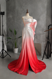 Load image into Gallery viewer, Thea Cape Wedding Dress, Statement Bridal Gown with Dramatic Draped Detail image 5