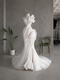 Load image into Gallery viewer, Ulyana Romantic Lace Wedding Dress, Elegant A-Line Bridal Gown with Soft Train image 6