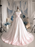 Load image into Gallery viewer, Vera Romantic Lace Wedding Dress, Elegant A-Line Bridal Gown with Soft Train image 7