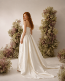 Load image into Gallery viewer, Verona Boho Wedding Dress, Ethereal Bridal Gown for Outdoor Ceremony image 4